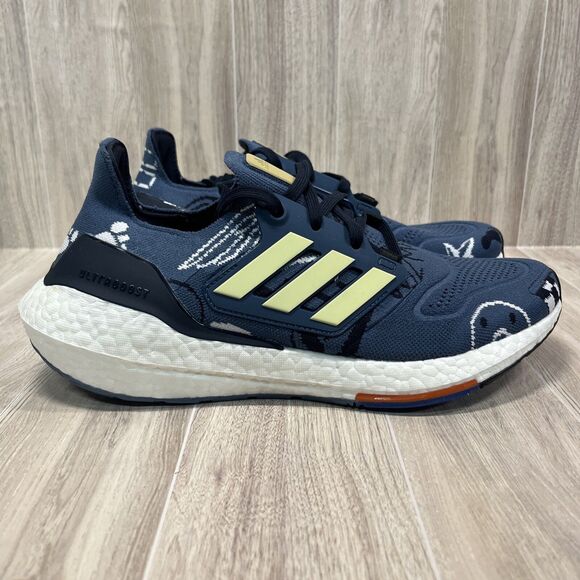 Adidas Men’s Ultraboost 22 Running Blue Green GX9166 Men’s Size 8 - Picture 1 of 11